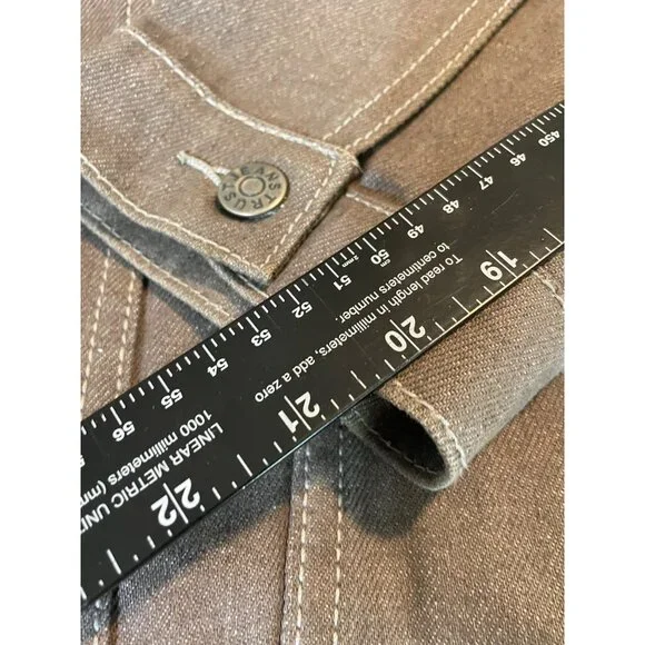 Trust Mens 3XL Denim Jacket Brown - Picture 9 of 9